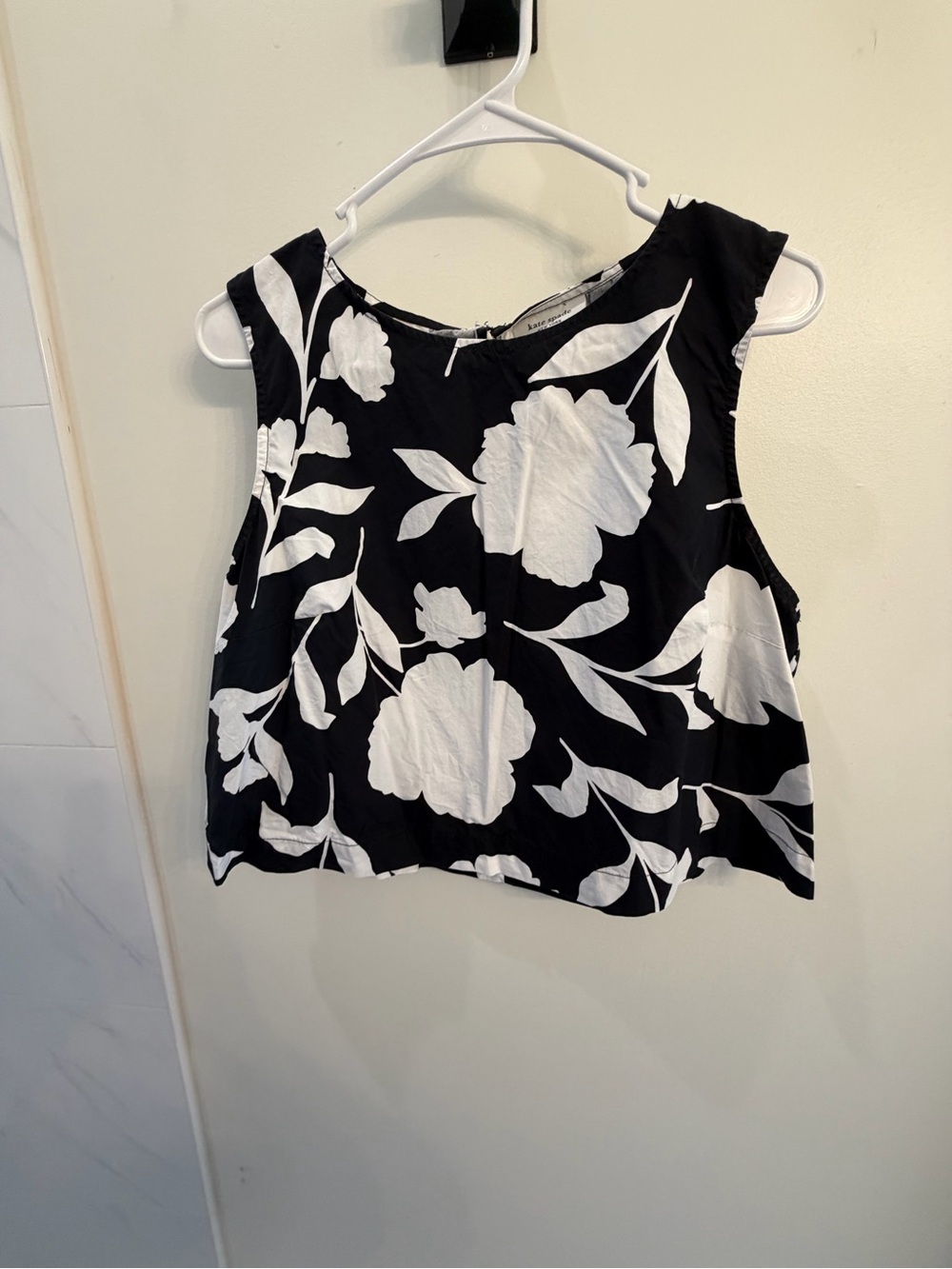 Women's Classic Rose Shell Tank Top - kate spade new york x Target Size L black - Picture 3 of 6